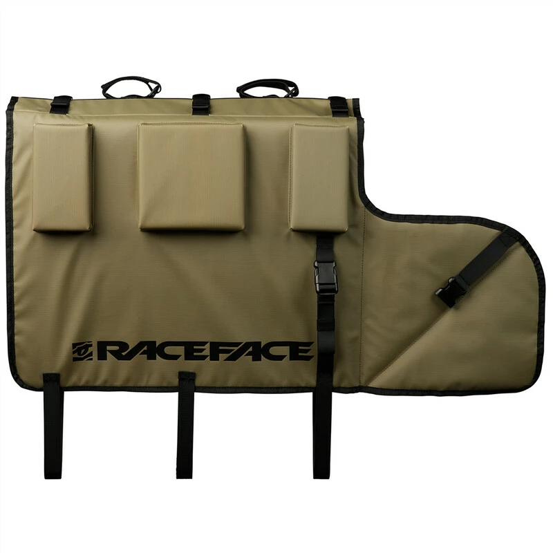 Race Face T2 Half Stack Tailgate Pad Olive 3 Race Face T2 Half Stack Tailgate Pad Olive