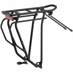 Racktime Gep&auml;cktr&auml;ger Gleamit 2.0 Tour Inkl. R&uuml;cklicht DC, Schwarz, 28/29&quot;, 14mm -Fahrradladen racktime gepaecktraeger gleamit 20 tour inkl ruecklicht dc schwarz 28 29 14mm2