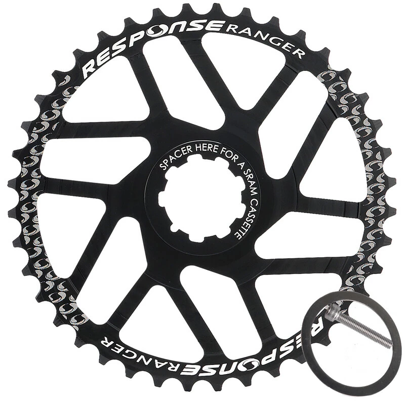 Response Kettenblatt, Sprocket 42T Alu 7075 CNC Inkl. Spacer, Shimano/SRAM Rear, 1x10speed 3 Response Kettenblatt, Sprocket 42T Alu 7075 CNC Inkl. Spacer, Shimano/SRAM Rear, 1x10speed
