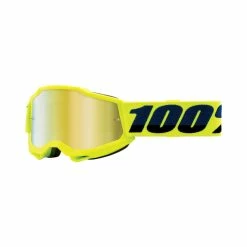 Ride 100% Accuri 2 Jr. Goggle Fluo Gelb - Mirror Gold
