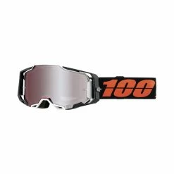 Ride 100% Goggles Armega HiPer Blacktail, Linse Silber Verspiegelt