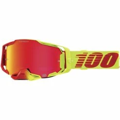 Ride 100% Goggles Armega HiPer Solaris, Linse Rot Verspiegelt