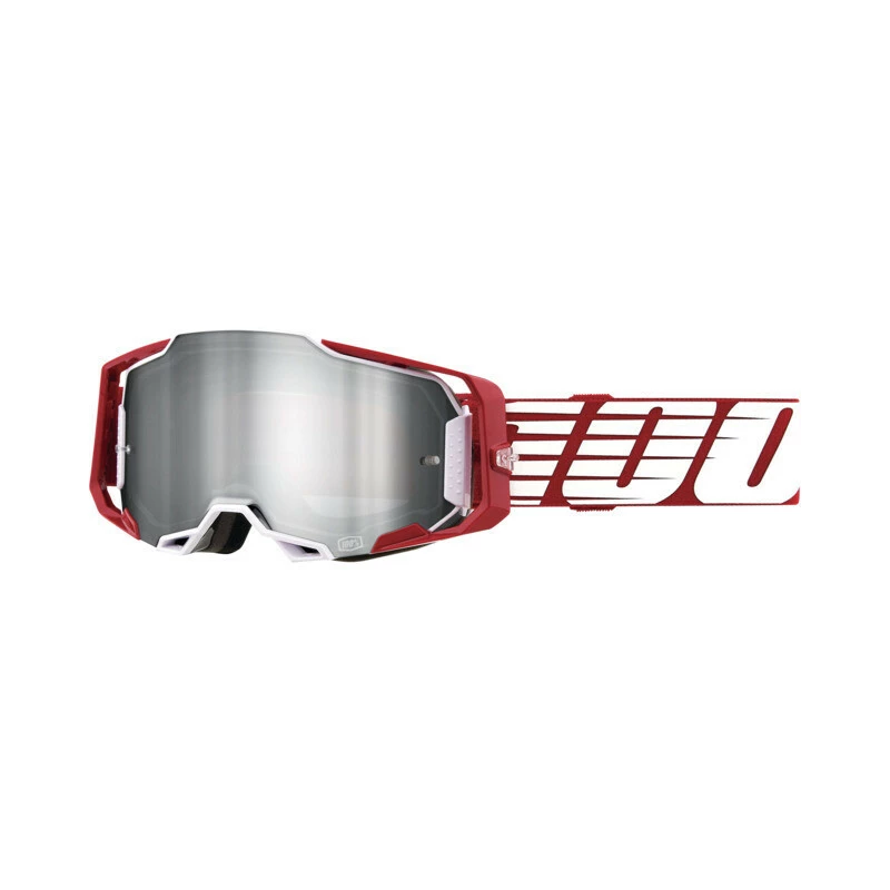 Ride 100% Goggles Armega Oversized Deep Red, Linse Silber Verspiegelt 3 Ride 100% Goggles Armega Oversized Deep Red, Linse Silber Verspiegelt