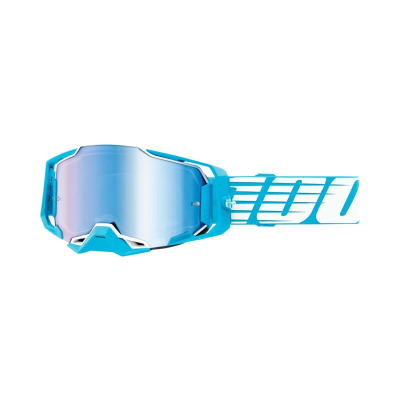 Ride 100% Goggles Armega Oversized Sky, Linse Blau Verspiegelt 3 Ride 100% Goggles Armega Oversized Sky, Linse Blau Verspiegelt