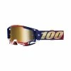 Ride 100% Goggles Racecraft 2 United Grue Gold, Linse Verspiegelt -Fahrradladen ride 100 goggles racecraft 2 united grue gold linse verspiegelt