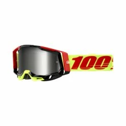 Ride 100% Goggles Racecraft 2 Wiz, Linse Silber Verspiegelt
