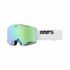 Ride 100% Norg Hiper Goggle White - Mirror Green -Fahrradladen ride 100 norg hiper goggle white mirror green