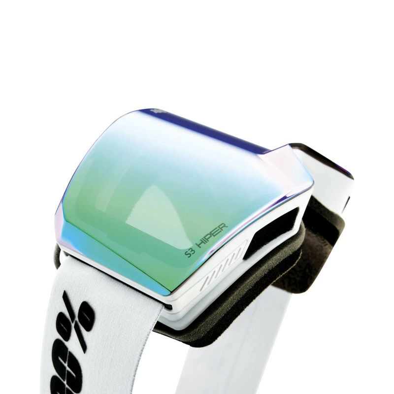 Ride 100% Norg Hiper Goggle White - Mirror Green 4 Ride 100% Norg Hiper Goggle White - Mirror Green – Bild 2