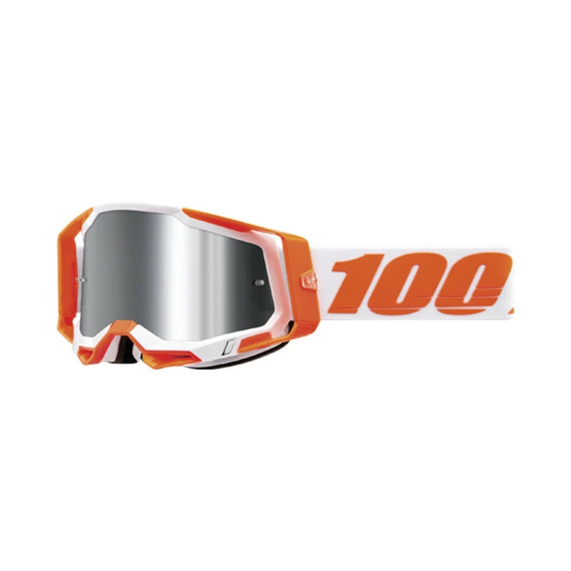 Ride 100% Racecraft 2 Goggle Orange - Mirror Silver 3 Ride 100% Racecraft 2 Goggle Orange - Mirror Silver
