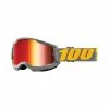Ride 100% Strata 2 Goggle Izipizi - Mirror Rot -Fahrradladen ride 100 strata 2 goggle izipizi mirror rot