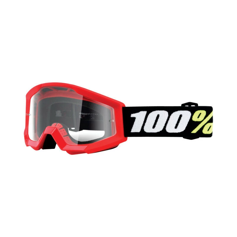 Ride 100% Strata Mini Goggle Rot - Klar 3 Ride 100% Strata Mini Goggle Rot - Klar
