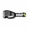 Ride 100% Strata Mini Goggle Schwarz - Klar -Fahrradladen ride 100 strata mini goggle schwarz klar