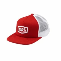 Ride 100% Youth Trucker Hat Rot