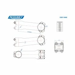 Ritchey Vorbau WCS C220 120mm, Blatte Black, 31.8mm, 6&deg;/84&deg; -Fahrradladen ritchey vorbau wcs c220 120mm blatte black 318mm 6 844