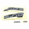 ROCKSHOX Rock Shox Fork Decal Kit, Sid Select -120mm 2020+ Grey For Black -Fahrradladen rock shox fork decal kit sid select 120mm 2020 grey for black