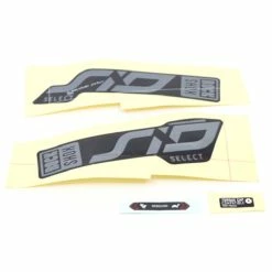 ROCKSHOX Rock Shox Fork Decal Kit, Sid Select -120mm 2020+ Grey For Black