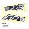 ROCKSHOX Rock Shox Fork Decal Kit, Sid Ultimate -120mm 20+ Polar For Blk