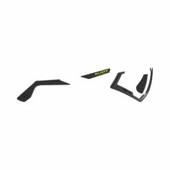 Rudy Project RudyProject Defender Chromatic Kit Temple Tips, Nose Pads, Side Emblem And Multitool, Black-balck/yellow Fluo