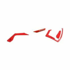Rudy Project RudyProject Defender Chromatic Kit Temple Tips, Nose Pads, Side Emblem And Multitool, Red Fluo-red Fluo-white