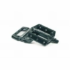 SALTPLUS ECHO CNC PEDAL BLACK 9/16 6061 T6 ALLOY, SUPER SLIM, 492 G