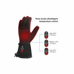 SAVIOR Beheizbarer Fingerhandschuh S18 Thin Unisex Black L -Fahrradladen savior beheizbarer fingerhandschuh s18 thin unisex black l3