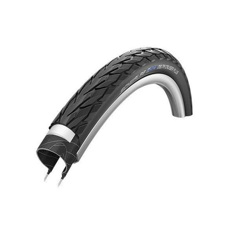 Schwalbe DELTA CRUISER PLUS 26x1 3/8, PunctureGuard Drahtreifen Schwarz-reflex, Active, HS431, E-25, 37-590 3 Schwalbe DELTA CRUISER PLUS 26x1 3/8, PunctureGuard Drahtreifen Schwarz-reflex, Active, HS431, E-25, 37-590