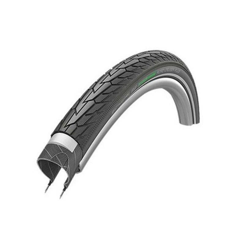 Schwalbe ROAD CRUISER PLUS, 28x1.75, PunctureGuard, E-25, Draht, Schwarz-reflex HS484, 47-622, Green Compound, TwinSkin, Active 3 Schwalbe ROAD CRUISER PLUS, 28x1.75, PunctureGuard, E-25, Draht, Schwarz-reflex HS484, 47-622, Green Compound, TwinSkin, Active