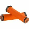 SDG Slater Lock On Grips 135mm Orange Tappered And Ergonomically Ovalized