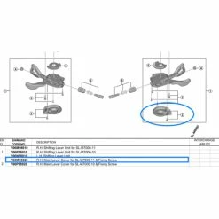 Shimano Abdeckung SL-M7000-10 Rechts Mit Schraube -Fahrradladen shimano abdeckung sl m7000 10 rechts mit schraube2