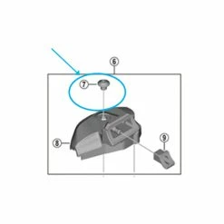 Shimano Befestigungsschraube F&uuml;r Schalteinheit SL-M9100-I
