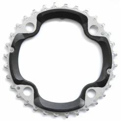 Shimano Deore 17 Kettenblatt 38 Z&auml;hne, Y-1P0 98010 FC-M615 Schwarz