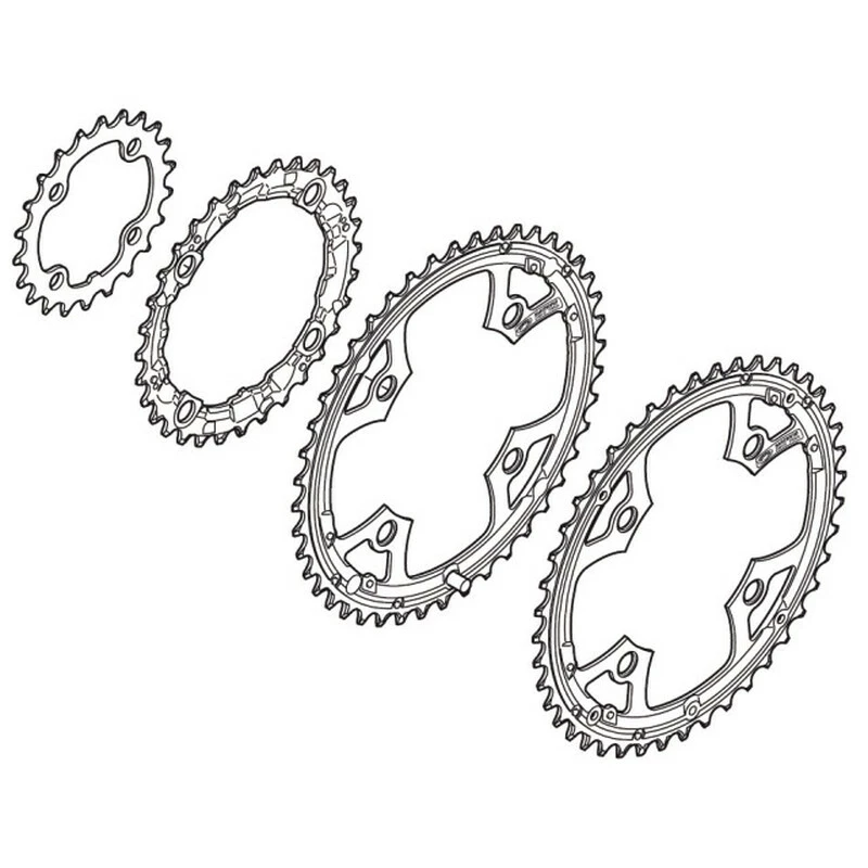 Shimano Deore Kettenblatt 32 Zähne, Y-1DS 98010 FCM510 Silber 4 Shimano Deore Kettenblatt 32 Zähne, Y-1DS 98010 FCM510 Silber – Bild 2