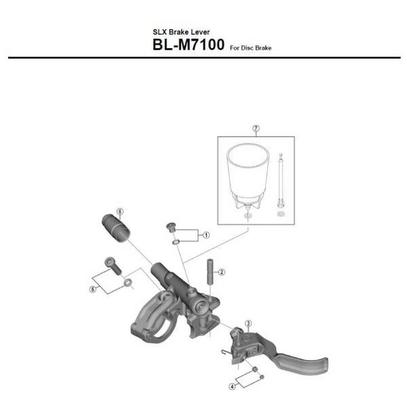 Shimano Hebel BL-M7100 Rechts 5 Shimano Hebel BL-M7100 Rechts – Bild 3