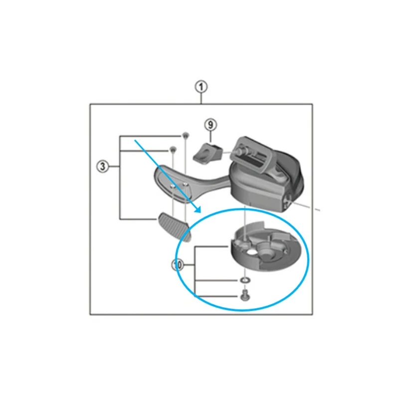 Shimano Hebelschraube Und Kappe SL-M9100 3 Shimano Hebelschraube Und Kappe SL-M9100
