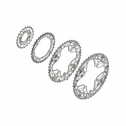 Shimano Kettenblatt Acera FC-M391 22 Z&auml;hne Schwarz Mit Kettenschutz