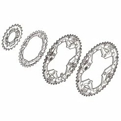 Shimano Kettenblatt Alivio FC-M431-8 26Z Schwarz