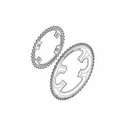 Shimano Kettenblatt Dura-Ace FC-9000 52 Z&auml;hne MC-Type F&uuml;r 52-38 Z&auml;hne