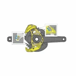 Shimano Kettenf&uuml;hrung Saint SM-CD50 ISCG03 Ohne Bash Guard Box -Fahrradladen shimano kettenfuehrung saint sm cd50 iscg03 ohne bash guard box2