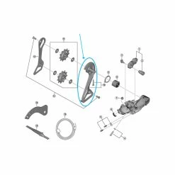 Shimano Leitblech RD-R8150 Aussen