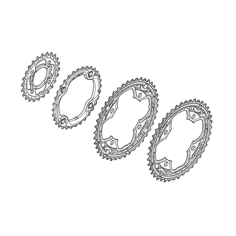 Shimano MTB/Trekking Kettenblatt 36 Zähne, Y-1NL 98020 FC-T521 Schwarz 3 Shimano MTB/Trekking Kettenblatt 36 Zähne, Y-1NL 98020 FC-T521 Schwarz