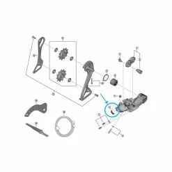 Shimano RD-R9250 Ladebuchse Abdeckung