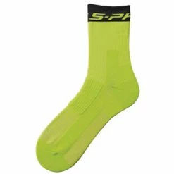 Shimano S-PHYRE Tall Socks Neon Yellow M