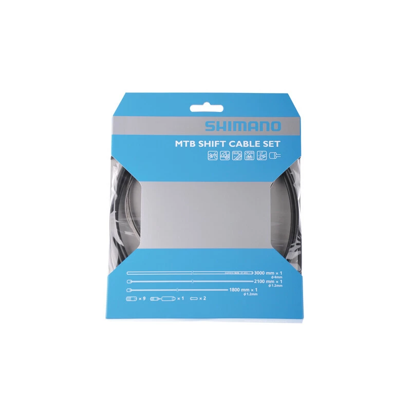 Shimano Schaltzugset MTB 1.2x2100mm 3 Shimano Schaltzugset MTB 1.2x2100mm