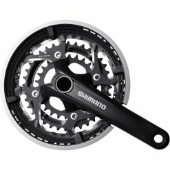 Shimano Trekking 20 Kurbel 175mm 26/36/48 HS, FC-T551E866CL 10-fach OHNE LAGER Schwarz -Fahrradladen shimano trekking 20 kurbel 175mm 26 36 48 hs fc t551e866cl 10 fach ohne lager schwarz3