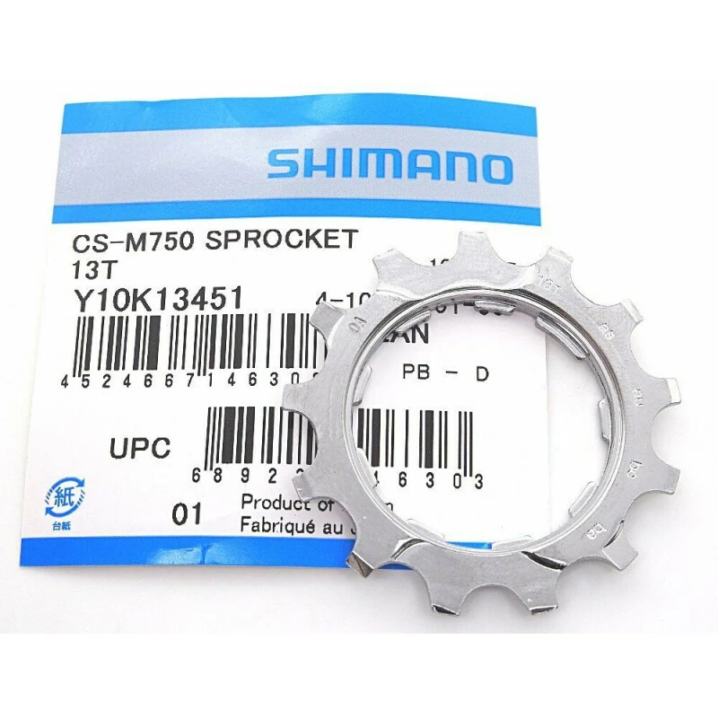Shimano Zahnkranz CS-M750-9 13 Zähne Spacer-Typ AS 4 Shimano Zahnkranz CS-M750-9 13 Zähne Spacer-Typ AS – Bild 2