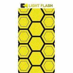 SHIOK! Reflektor Folienset Honeycomb Gelb 1 Bogen DIN A6 -Fahrradladen shiok reflektor folienset honeycomb gelb 1 bogen din a62