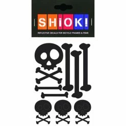 SHIOK! Reflektor Folienset Skull&amp;Bones Schwarz 1 Bogen DIN A6