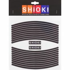 SHIOK! Reflektor Folienset Straight Schwarz 1 Bogen, Für Die Felgen