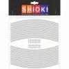 SHIOK! Reflektor Folienset Straight Weiss 1 Bogen, F&uuml;r Die Felgen -Fahrradladen shiok reflektor folienset straight weiss 1 bogen fuer die felgen