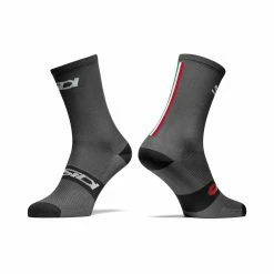 Sidi Trace Socken-15cm Grau-schwarz M/40-43 -Fahrradladen sidi trace socken 15cm grau schwarz m 40 433